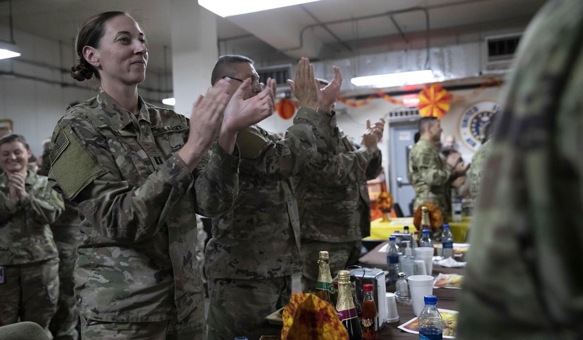 Even with COVID, inflation, “Thanksgiving for the Troops” is still a go, Pentagon says