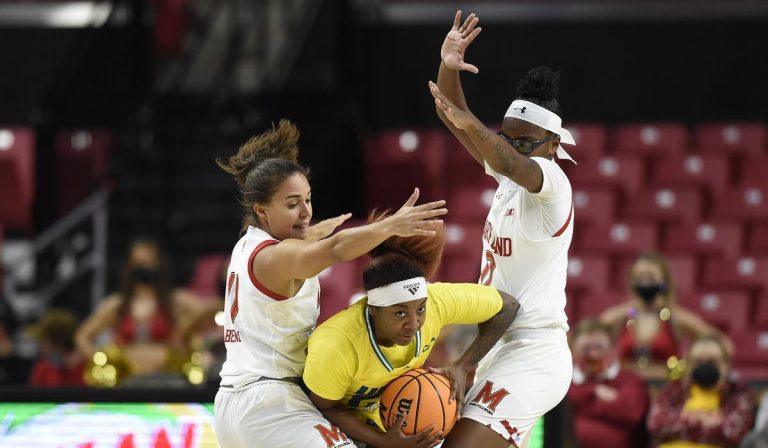 Katie Benzan, Angel Reese lead No. 3 Maryland women past UNCW, 108-66