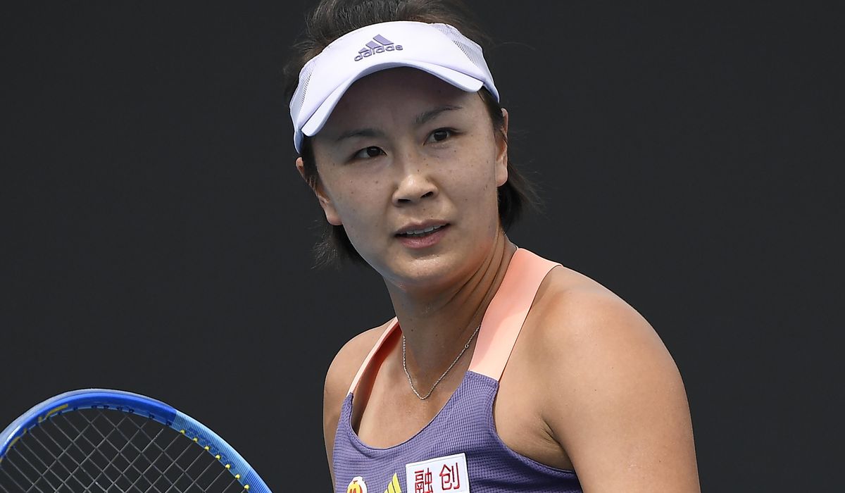 Missing Chinese tennis star surfaces in video from Beijing tournament