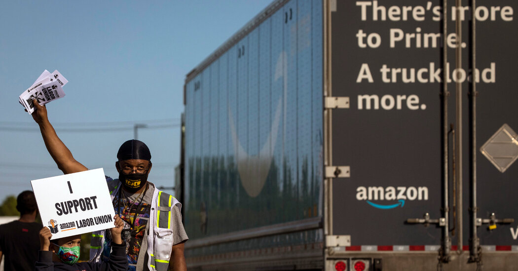 Amazon Reaches Labor Deal, Giving Workers More Power to Organize