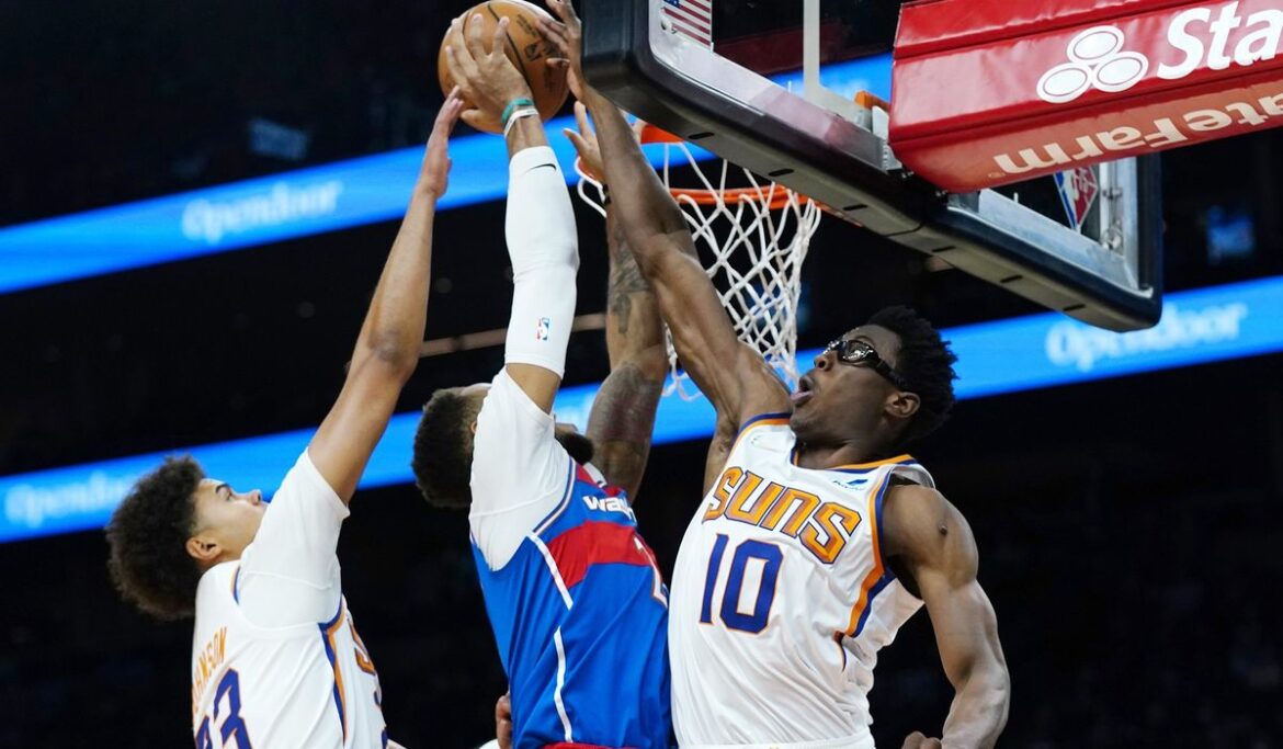 Balanced Suns cruise past Wizards, tie Warriors for NBA lead