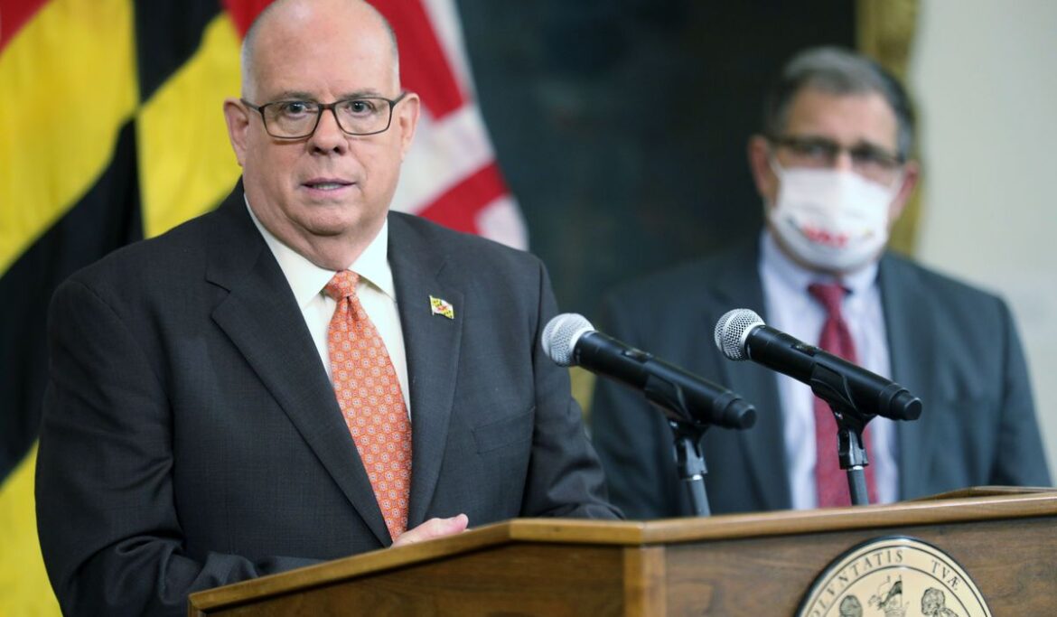 Hogan rules out lockdowns in Maryland as omicron variant causes COVID-19 spike