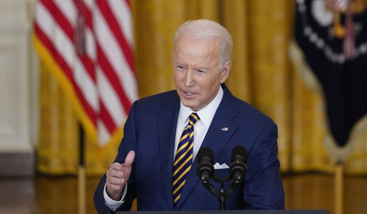 Biden warns Moscow will be hit with the toughest sanctions yet if Russia invades Ukraine