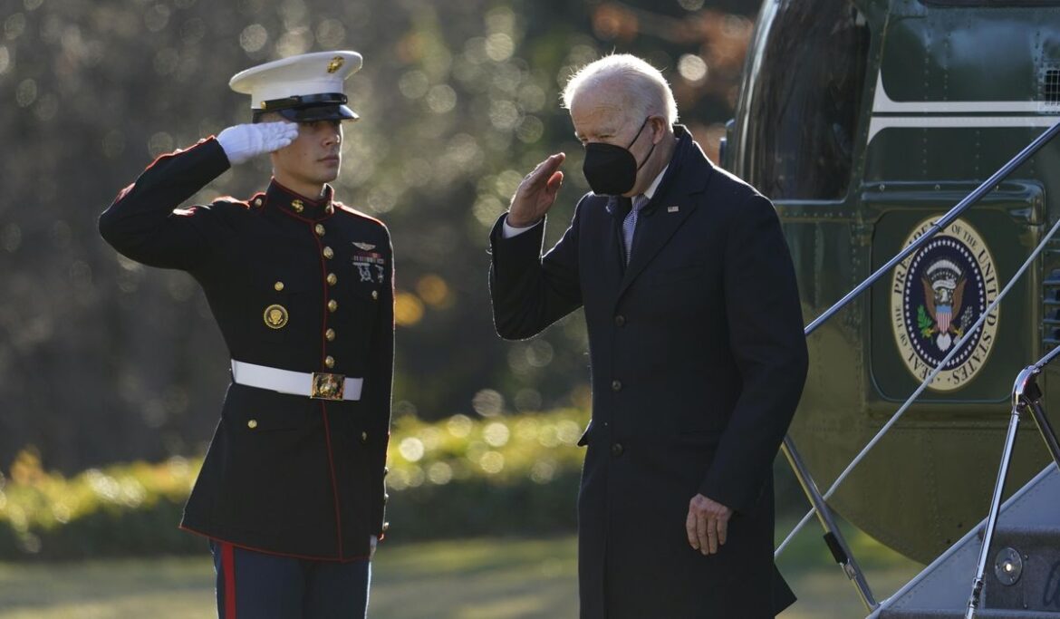 Joe Biden enters 2022 facing crises around the world