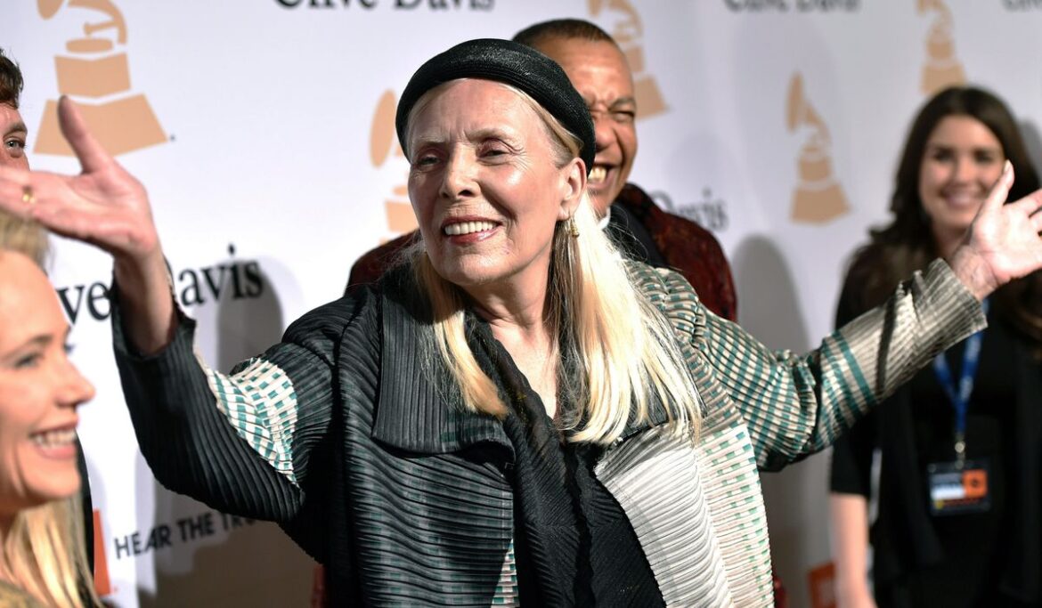 Joni Mitchell joining Neil Young in protest over Spotify