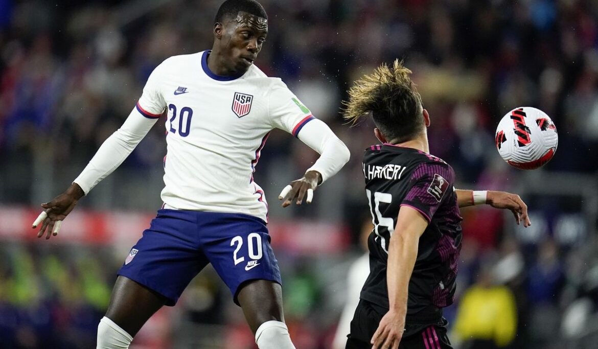 U.S. forward Weah to miss Canada game due to vaccine issue