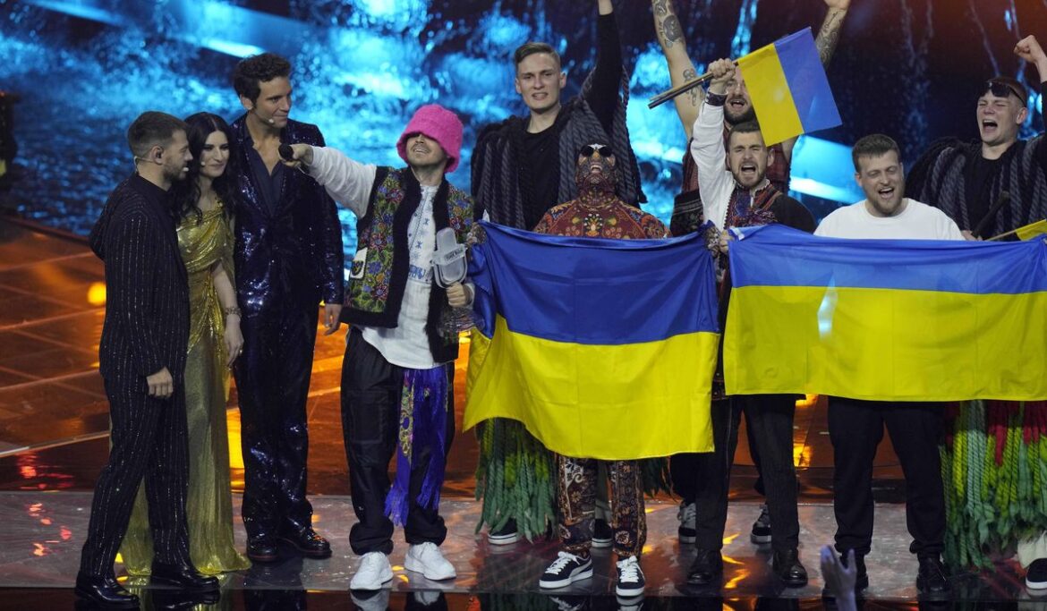 Tuneful revenge: Embattled Ukraine takes Eurovision song contest