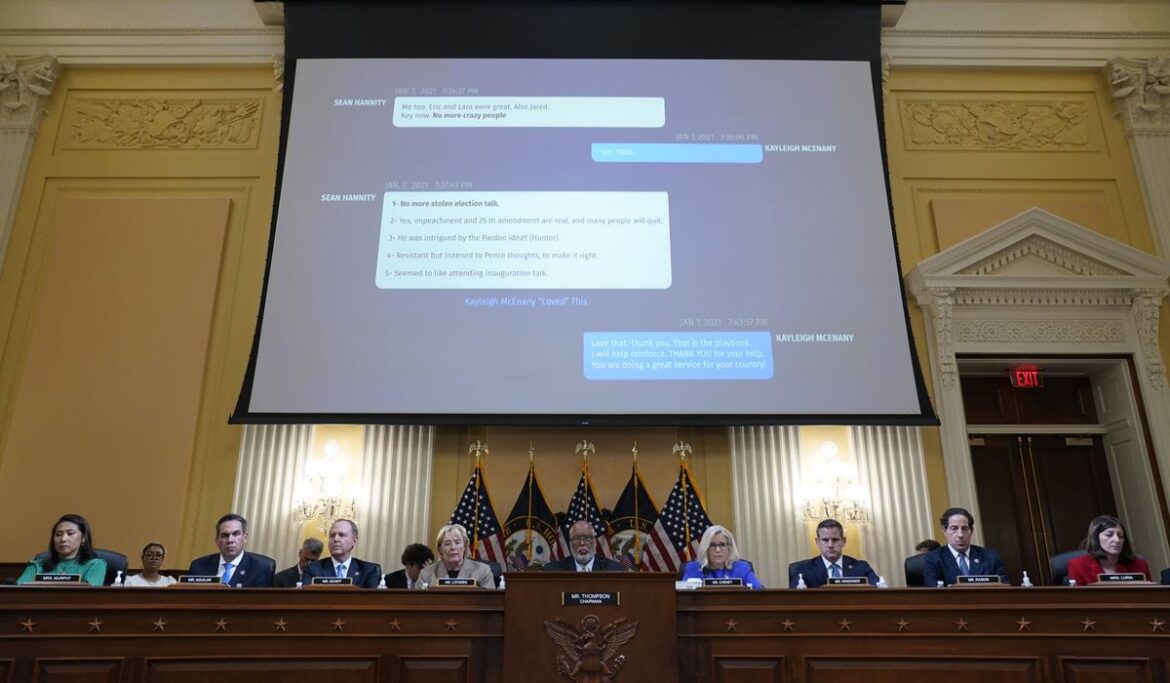 Jan. 6 committee cites Hannity texts to Meadows on Jan. 6, as host continues to rail committee