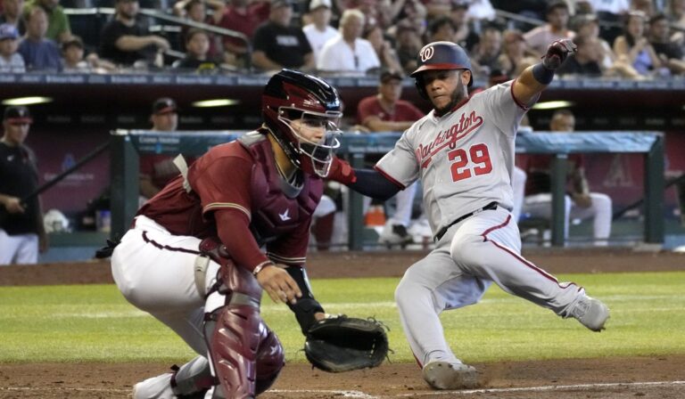 Ruiz’s three hits help Nationals avoid sweep against Diamondbacks