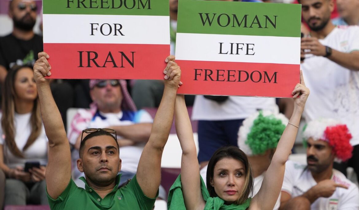 Barred from stadiums at home, Iran women travel to World Cup