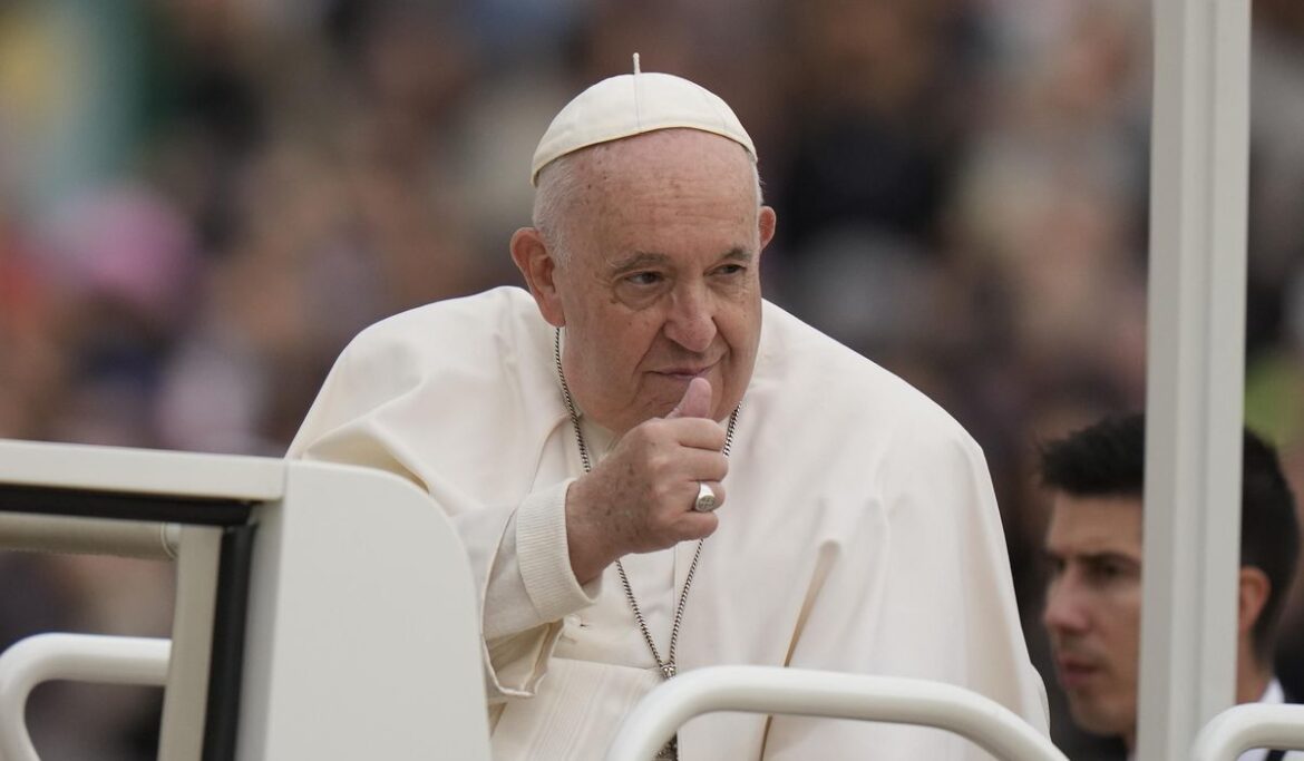 Pope heads to immigrant father’s hometown for birthday party