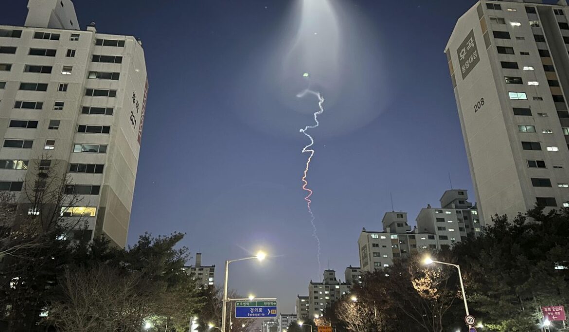 South Korea’s unannounced rocket launch causes UFO scare