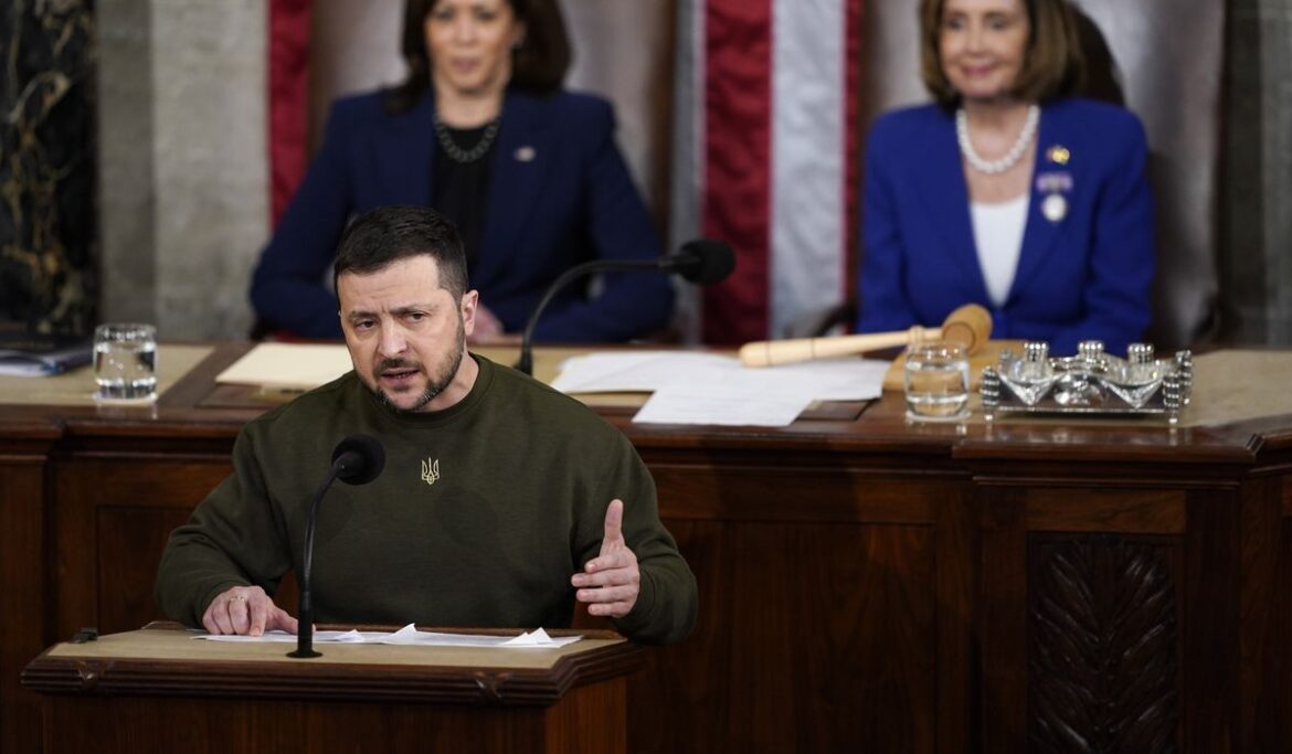 Zelenskyy delivers urgent appeal to Congress for more military aid